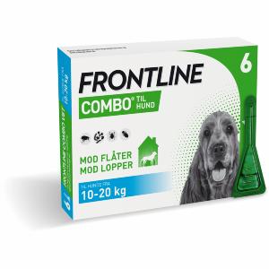 Frontline Combo til hund, 6 x 1,34 ml, 10-20 kg Frontline Combo til hund, 6 x 1,34 ml, 10-20 kg