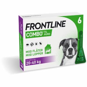 Frontline Combo 6x2,68ml til hund 20-40 kg Frontline Combo 6x2,68ml til hund 20-40 kg