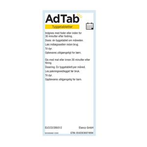 AdTab Tyggetabletter til katte >2,0-8,0 kg. 6 tabletter AdTab Tyggetabletter til katte >2,0-8,0 kg. 6 tabletter