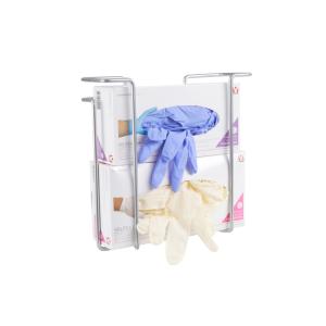 KRUUSE Handskestativ i metal til 2 æsker engangshandsker KRUUSE Handskestativ i metal til 2 æsker engangshandsker