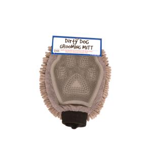 Dog Gone Smart Dirty Dog Grooming Mitt, grå Dog Gone Smart Dirty Dog Grooming Mitt, grå