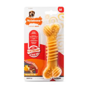 Nylabone Extreme Chew Texture Bone, M, NFCS103PEU Nylabone Extreme Chew Texture Bone, M, NFCS103PEU