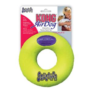 KONG AirDog Squeaker Donut tennisbold, L, ASD1
KONG AirDog Squeaker Donut tennisbold, L, ASD1