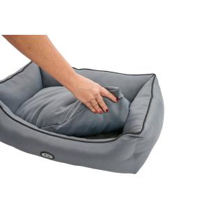 BUSTER Sofa bed 45x60 cm, Steel Grey/Black piping BUSTER Sofa bed 45x60 cm, Steel Grey/Black piping