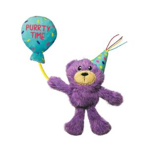 KONG Cat Occasions Birthday Teddy, CRCC5E KONG Cat Occasions Birthday Teddy, CRCC5E