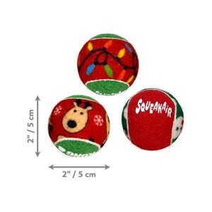 KONG Holiday SqueakAir® Balls 6-pk Sm, H24D139 KONG Holiday SqueakAir® Balls 6-pk Sm, H24D139
