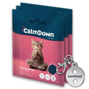 CalmDown by KRUUSE® Kat Tag Kit, 3 knapper CalmDown by KRUUSE® Kat Tag Kit, 3 knapper