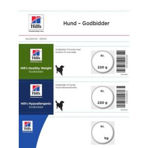 Price Cards Hill's Treats DK Price Cards Hill's Treats DK