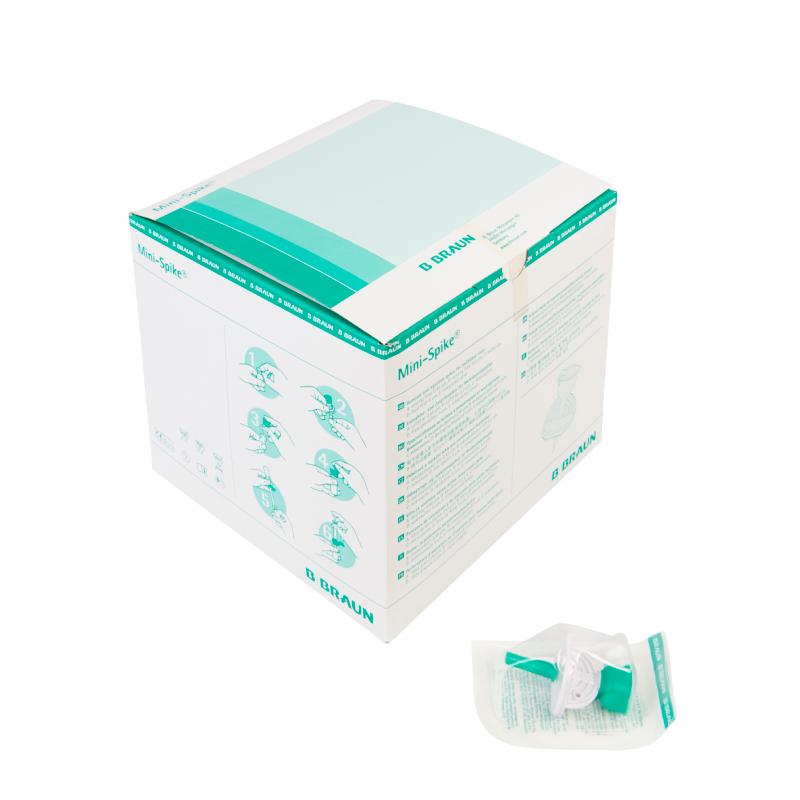 Mini-Spike Plus, standard spike green, sterile, 50/pk Mini-Spike Plus, standard spike green, sterile, 50/pk
