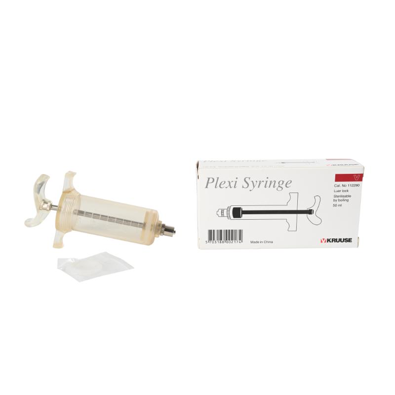 KRUUSE Plexi Syringe, Luer Lock, 50 ml KRUUSE Plexi Syringe, Luer Lock, 50 ml