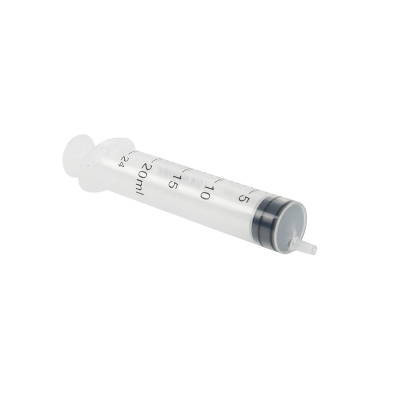 KRUUSE Eccentric Disposable Syringe, 3 comp. 20->24 ml, 50/pk KRUUSE Eccentric Disposable Syringe, 3 comp. 20->24 ml, 50/pk