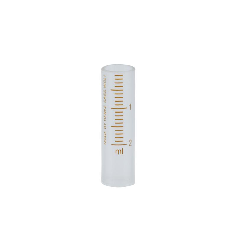 UNI-MATIC glass cylinder 2 ml for metal piston UNI-MATIC glass cylinder 2 ml for metal piston