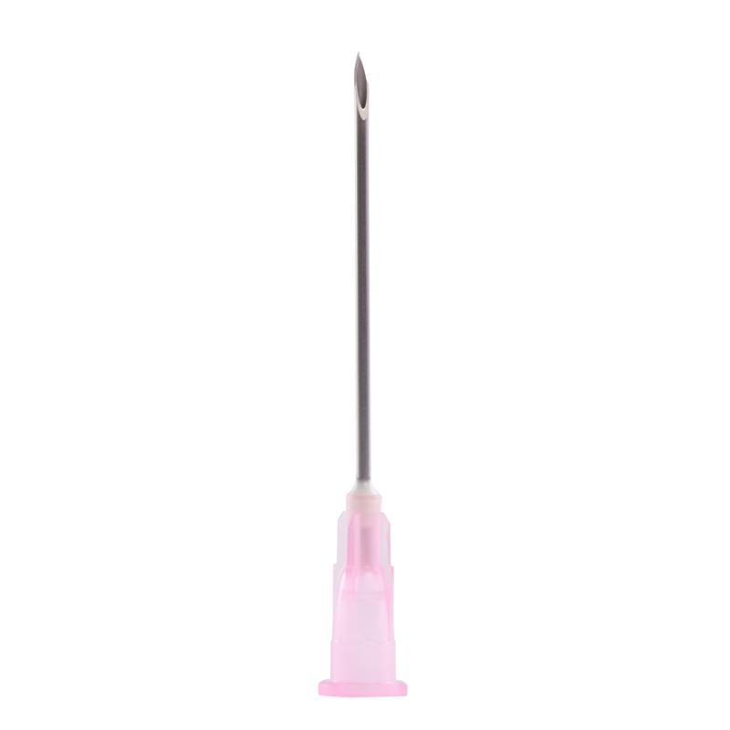 KRUUSE Disposable Needle, 1.2 x 40 mm, 18G x 1½, pink, 100/pk KRUUSE Disposable Needle, 1.2 x 40 mm, 18G x 1½, pink, 100/pk
