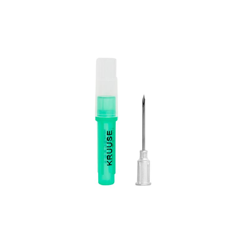 KRUUSE Disposable Needle, w/aluminium hub, 1.27 x 25 mm, 18G x 1, 100/pk KRUUSE Disposable Needle, w/aluminium hub, 1.27 x 25 mm, 18G x 1, 100/pk