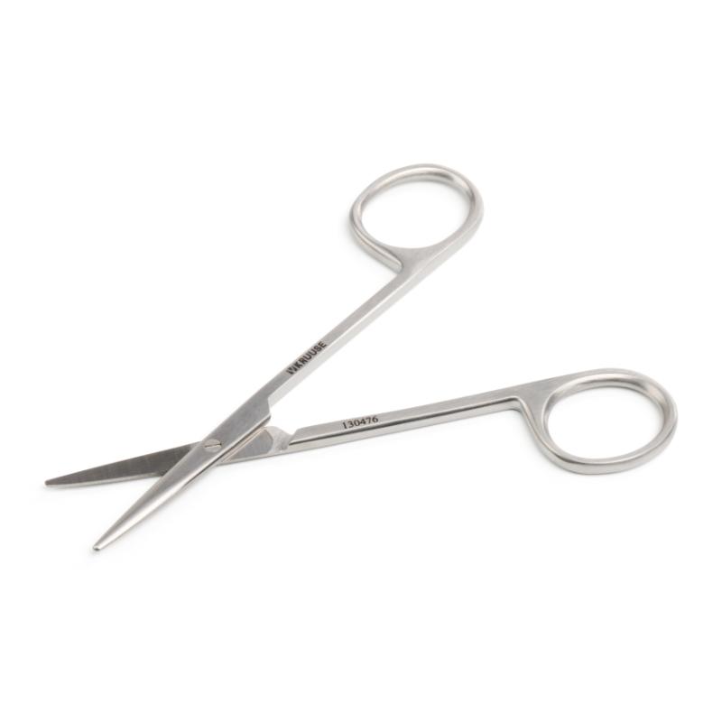 KRUUSE Strabismus Scissors, 11.5 cm / 4.5", blunt/blunt, straight
KRUUSE Strabismus Scissors, 11.5 cm / 4.5", blunt/blunt, straight