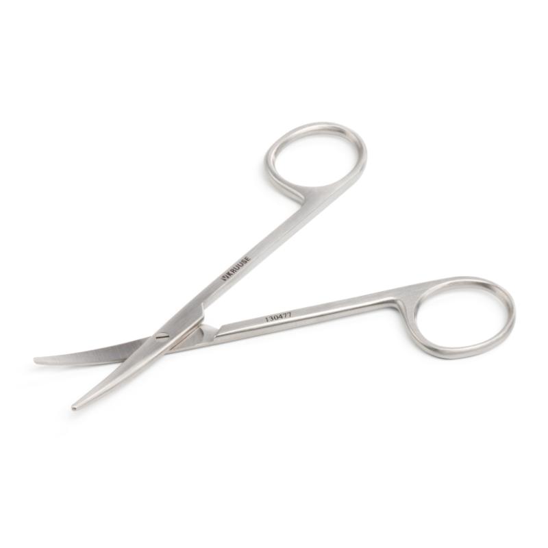 KRUUSE Strabismus Scissors, 11.5 cm / 4.5", blunt/blunt, curved
KRUUSE Strabismus Scissors, 11.5 cm / 4.5", blunt/blunt, curved