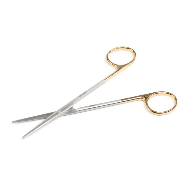 KRUUSE TC Gold Metzenbaum Fino Scissors, 14.5 cm / 5.7", blunt/blunt, straight, delicate
KRUUSE TC Gold Metzenbaum Fino Scissors, 14.5 cm / 5.7", blunt/blunt, straight, delicate