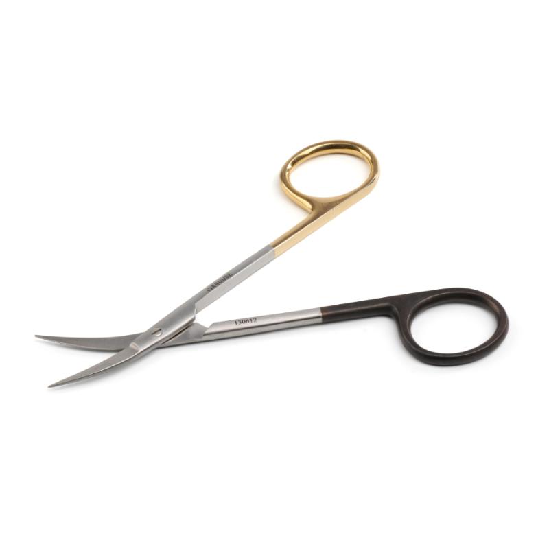 KRUUSE TC Gold SuperCut Iris Angular Gum Scissors, 13 cm / 5.1", sharp/sharp, side curved
KRUUSE TC Gold SuperCut Iris Angular Gum Scissors, 13 cm / 5.1", sharp/sharp, side curved