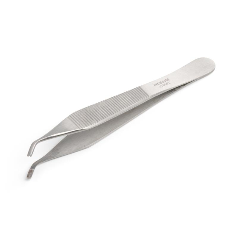 KRUUSE Adson-Brown Tissue and Grasping Forceps, 12 cm / 4.7", curved, 7x7 teeth
KRUUSE Adson-Brown Tissue and Grasping Forceps, 12 cm / 4.7", curved, 7x7 teeth