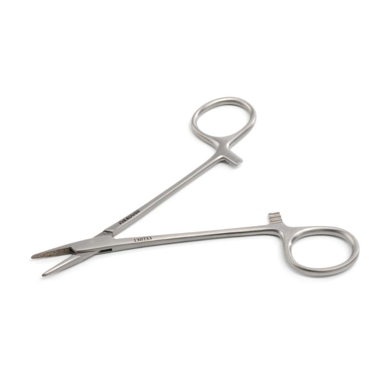 KRUUSE Webster Needle Holder, 13 cm / 5.1", diamond dust-coated jaws
KRUUSE Webster Needle Holder, 13 cm / 5.1", diamond dust-coated jaws
