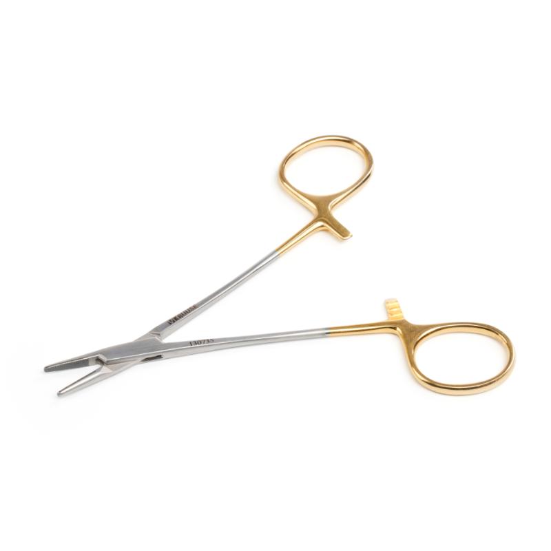 KRUUSE TC Gold Webster Needle Holder, 12 cm / 4.7"
KRUUSE TC Gold Webster Needle Holder, 12 cm / 4.7"