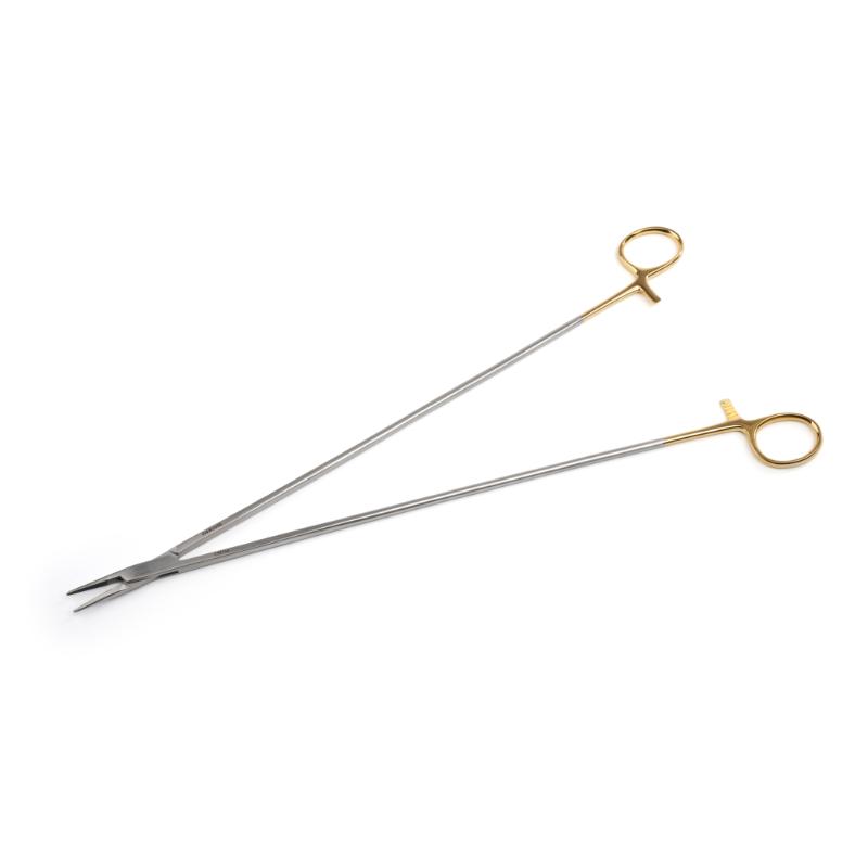 KRUUSE TC Gold De Bakey Needle Holder, 37 cm / 14.6", mini profile
KRUUSE TC Gold De Bakey Needle Holder, 37 cm / 14.6", mini profile