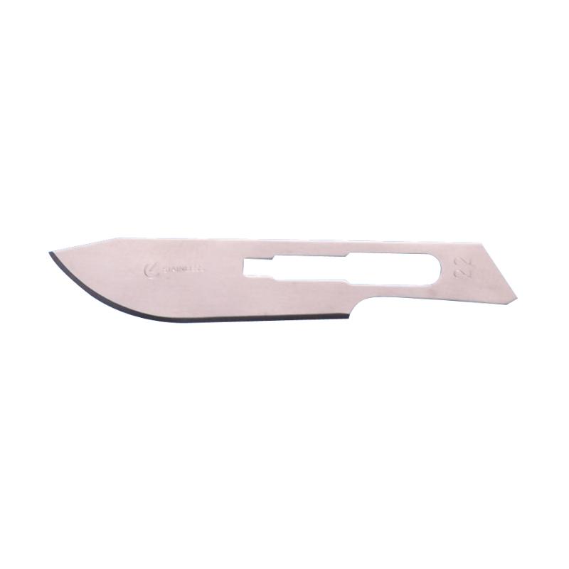 Scalpel blade No 22 stainlesssteel sterile, 100/pk Scalpel blade No 22 stainlesssteel sterile, 100/pk