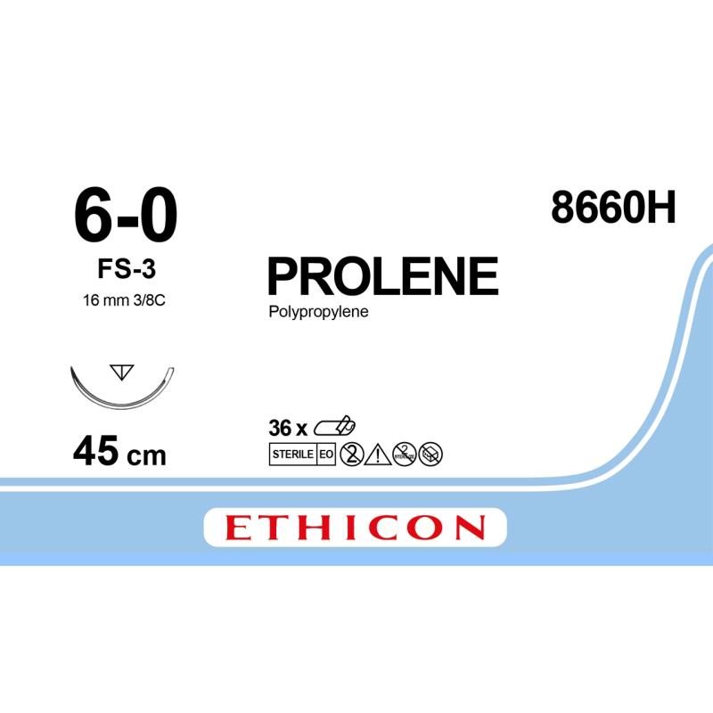 Prolene USP 6/0, FS-3, 36/pk
Prolene USP 6/0, FS-3, 36/pk