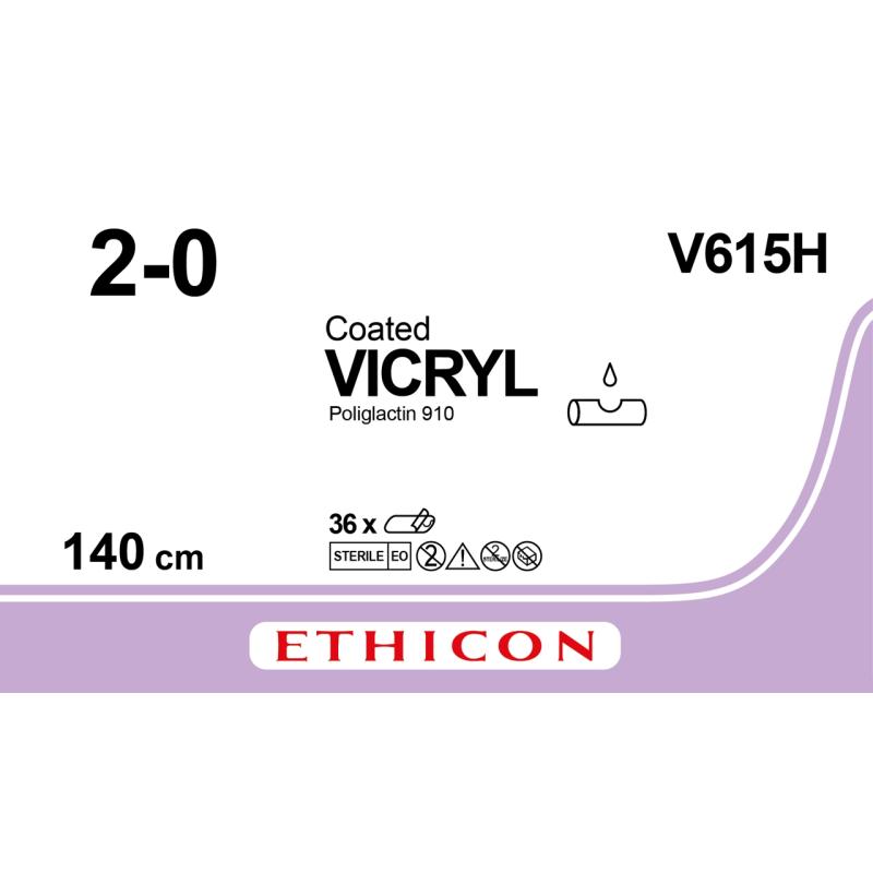 Vicryl Suture USP 2/0, 140 cm, 36/pk Vicryl Suture USP 2/0, 140 cm, 36/pk