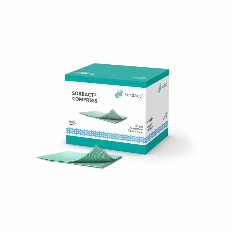 Sorbact, Kirurgisk Bandage, 4 x 6 cm, 40 stk. Sorbact, Kirurgisk Bandage, 4 x 6 cm, 40 stk.