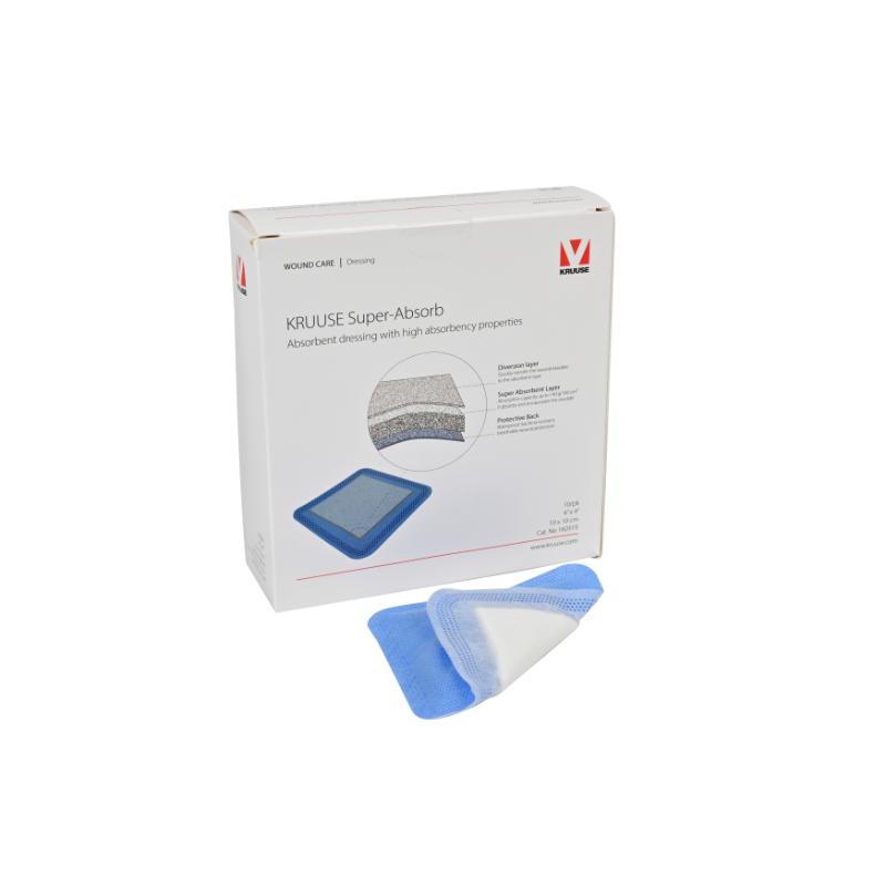KRUUSE Super-Absorb, 10 x 10 cm, 10/pk KRUUSE Super-Absorb, 10 x 10 cm, 10/pk