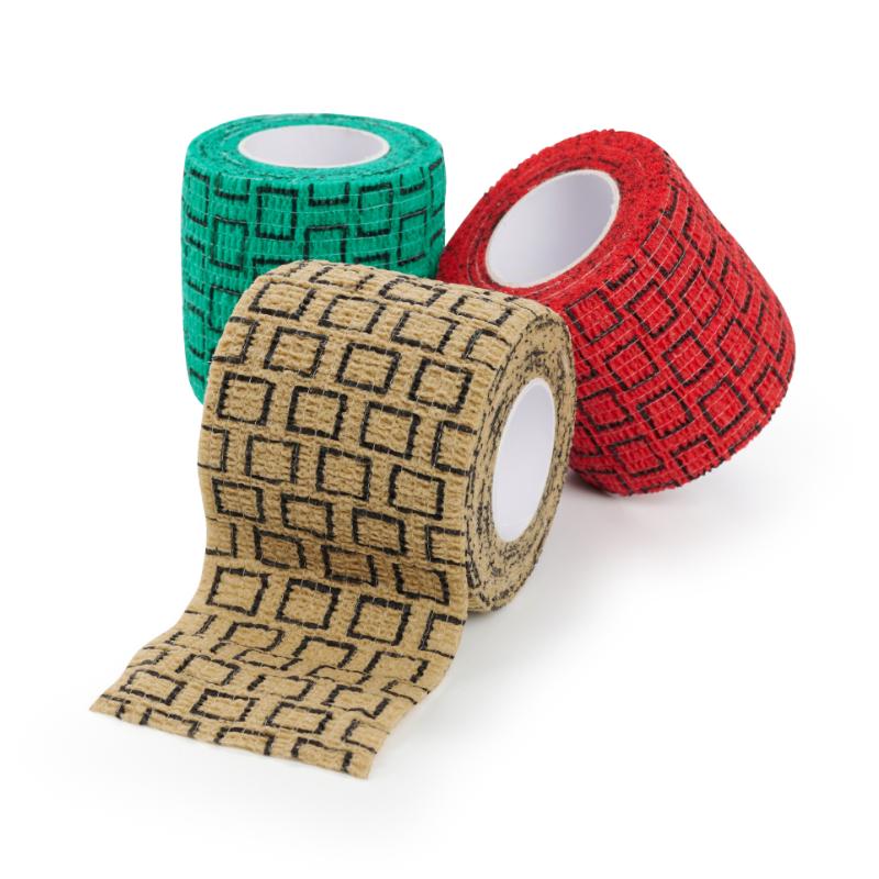KRUUSE SafeVet® Bandage, 5cm x 4.5m, mix of 3 colors, 10/pk KRUUSE SafeVet® Bandage, 5cm x 4.5m, mix of 3 colors, 10/pk