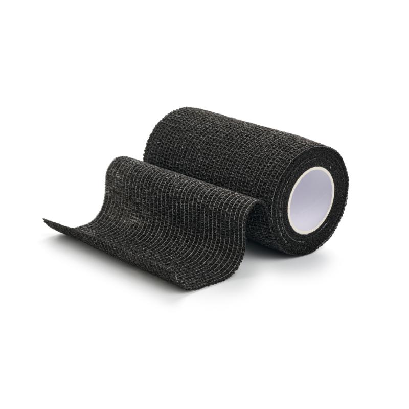 KRUUSE Vet-Flex, Black, 10 cm x 4.5 m, 10/pk KRUUSE Vet-Flex, Black, 10 cm x 4.5 m, 10/pk