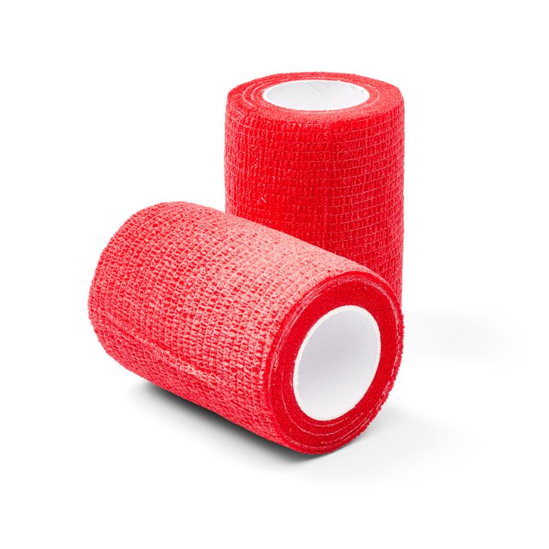 KRUUSE Vet-Flex, Red, 7.5 cm x 4.5 m, 10/pk KRUUSE Vet-Flex, Red, 7.5 cm x 4.5 m, 10/pk