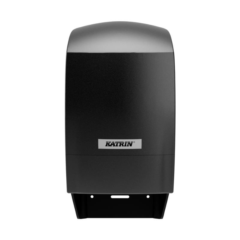 Katrin Dispenser Toiletpapir System Plast Sort til 2 ruller Katrin Dispenser Toiletpapir System Plast Sort til 2 ruller