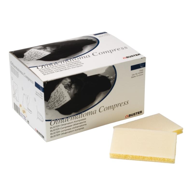 BUSTER Othaematoma Pad, sterile, 12 x 8 cm, 10/pk BUSTER Othaematoma Pad, sterile, 12 x 8 cm, 10/pk