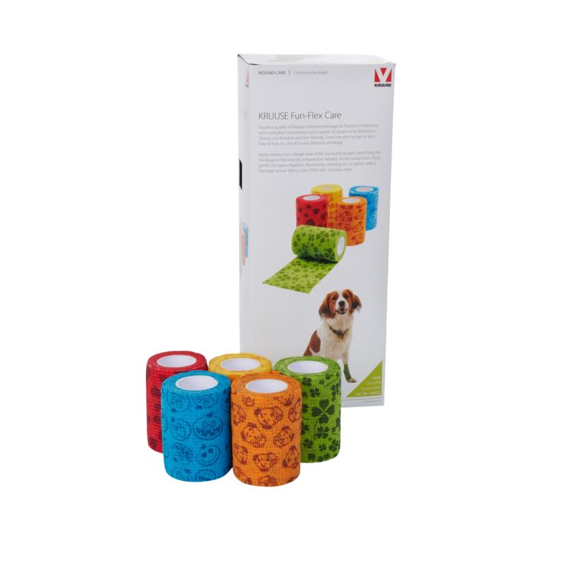KRUUSE Fun-Flex Care, 7.5 cm x 4.5 m, 10/pk KRUUSE Fun-Flex Care, 7.5 cm x 4.5 m, 10/pk