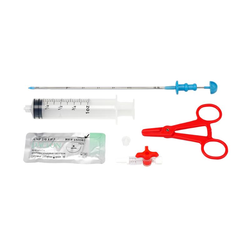 KRUUSE Thoracic Trocar Drainage Procedure Kit, 16 FG, sterile, 1/pk KRUUSE Thoracic Trocar Drainage Procedure Kit, 16 FG, sterile, 1/pk