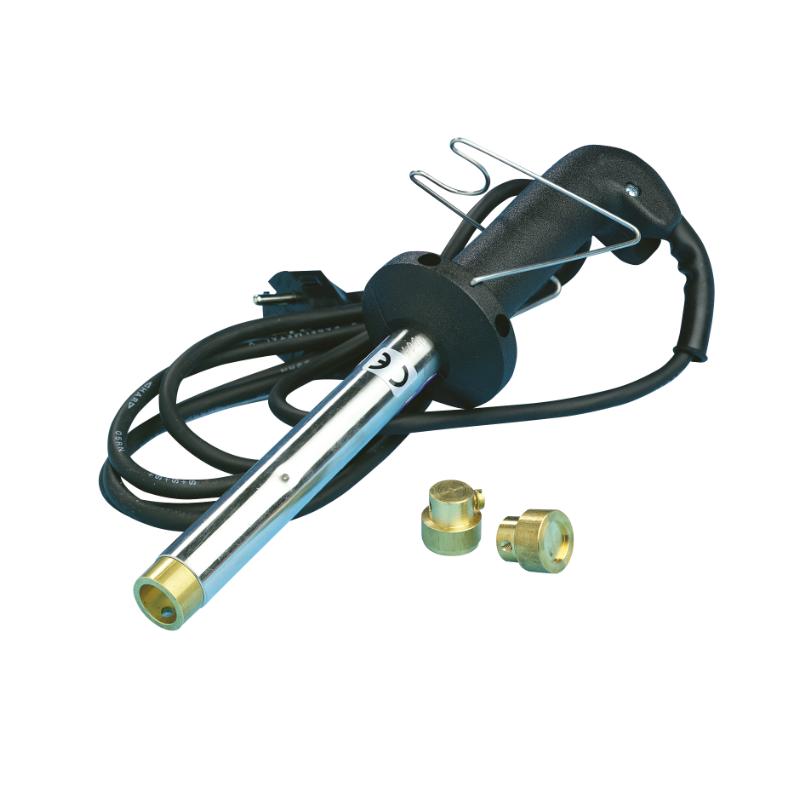 Electric Dehorner, 220 V, complete with holder and 2 dehorning tips Electric Dehorner, 220 V, complete with holder and 2 dehorning tips
