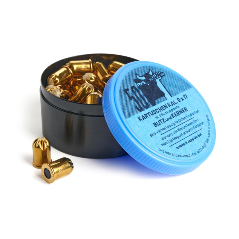 Cartridges, f/Blitz slaughter device, blue, 50/pk Cartridges, f/Blitz slaughter device, blue, 50/pk