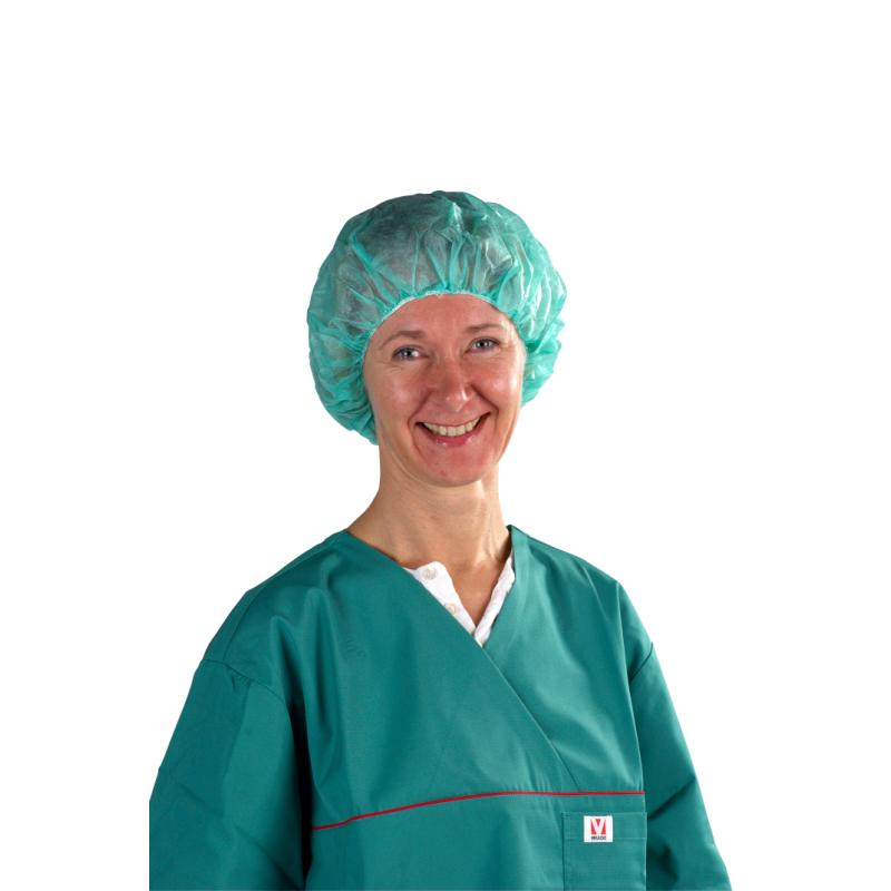 Cap operating nurse, green, 150/pk Cap operating nurse, green, 150/pk