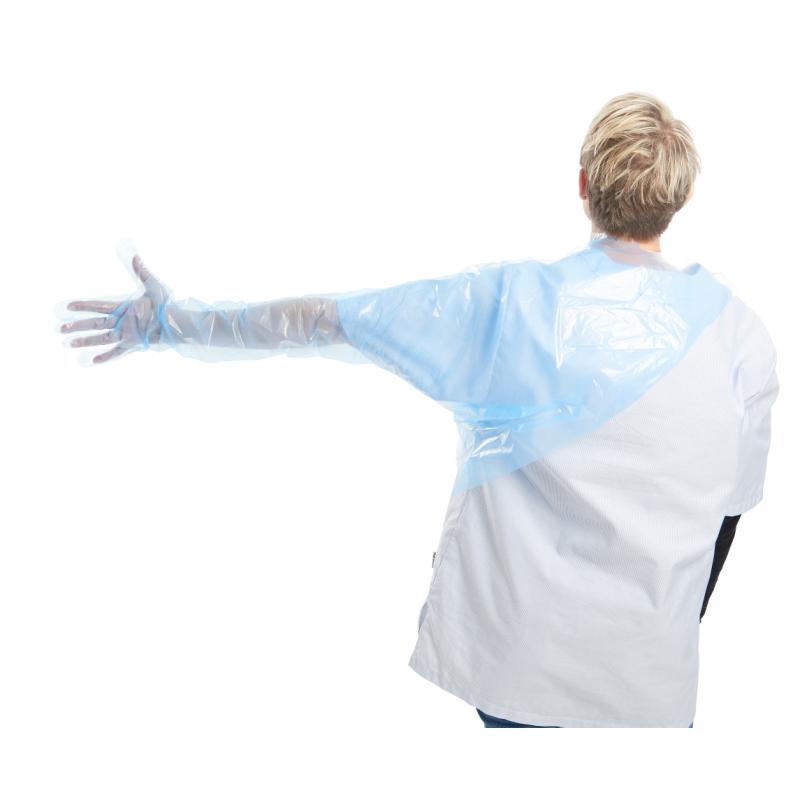 KRUTEX AGRO disposable examination gloves w/shoulder protector, size S, 50/pk KRUTEX AGRO disposable examination gloves w/shoulder protector, size S, 50/pk