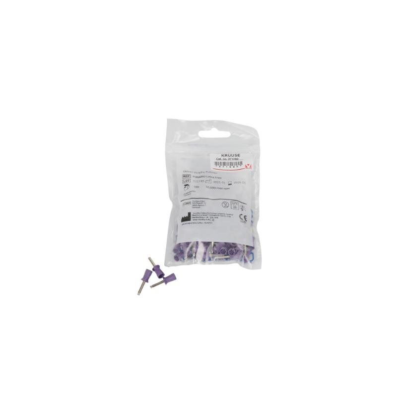 Polerkopper m/lameller t/tandpolerering, 100 stk Polerkopper m/lameller t/tandpolerering, 100 stk