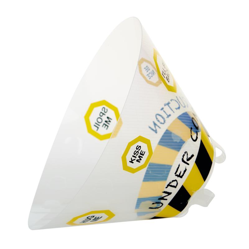 BUSTER Design Dog Collar 7,5 cm Under Construction, 10/pk BUSTER Design Dog Collar 7,5 cm Under Construction, 10/pk