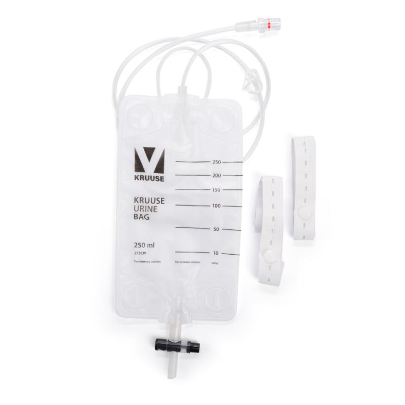 KRUUSE Urine Bag, 250 ml, 360° Swivel Luer Lock, 5/pk KRUUSE Urine Bag, 250 ml, 360° Swivel Luer Lock, 5/pk