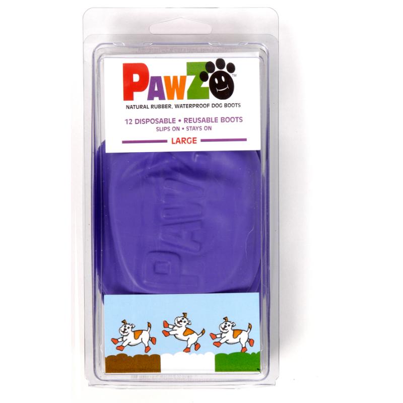 Pawz dog shoe, L, 10.2 cm, purple Pawz dog shoe, L, 10.2 cm, purple