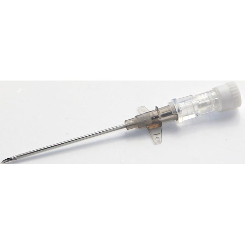 CVET I.V. Kateter uden Injektionsport, med vinger, lige, G16, 45 mm, grå, 50 stk. CVET I.V. Kateter uden Injektionsport, med vinger, lige, G16, 45 mm, grå, 50 stk.