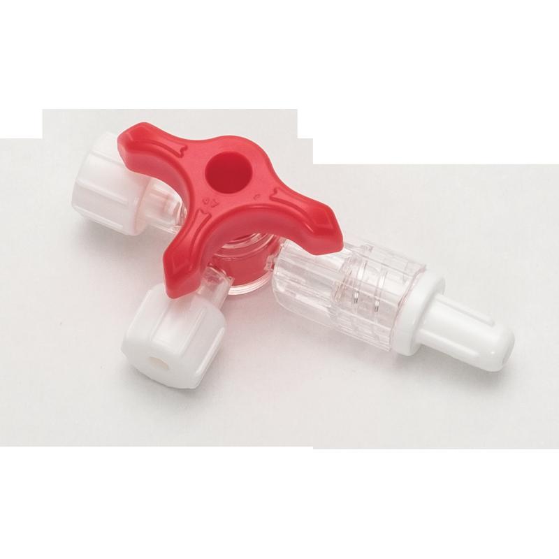 CVET 3-vejs Stophane, rød, 50 stk. CVET 3-vejs Stophane, rød, 50 stk.