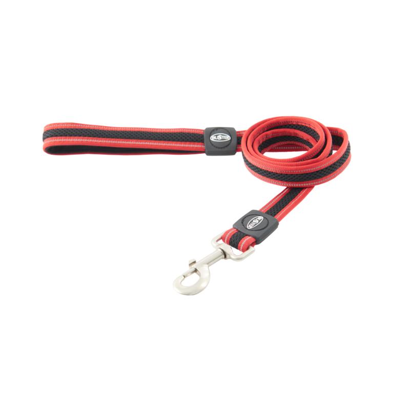 BUSTER Reflective Mesh 140 cm Lead, Red/Red, L/XL, 25mm BUSTER Reflective Mesh 140 cm Lead, Red/Red, L/XL, 25mm