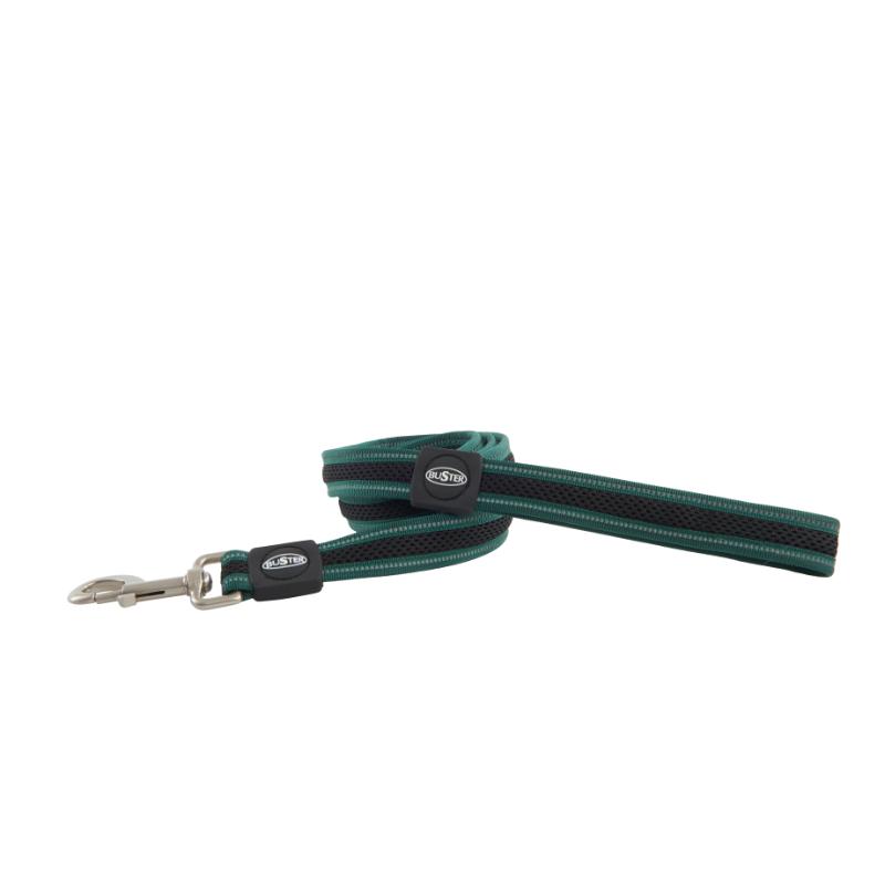 BUSTER Reflective Mesh 180 cm Lead, Green/Green, S/M, 20mm BUSTER Reflective Mesh 180 cm Lead, Green/Green, S/M, 20mm